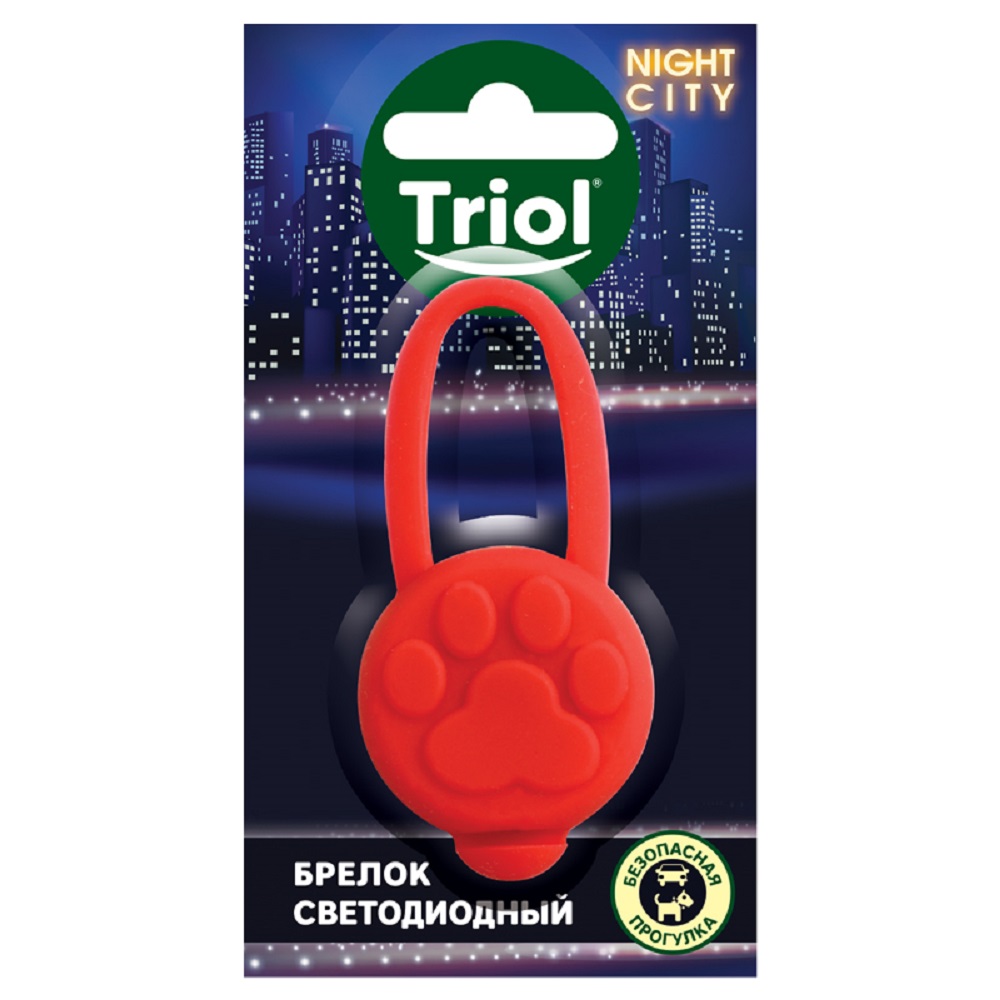 Брелок TRIOL Night City Лапка светодиодный, 66х32мм