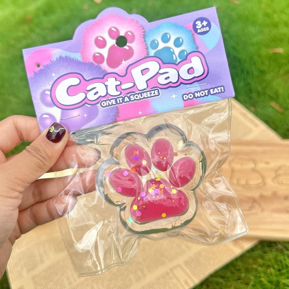 Прозрачная кошачья лапка-жемчужина, кошачья лапка, игрушка-щипок, забавная кошачья лапка, медленно отскакивающая игрушка, декоративная style 19