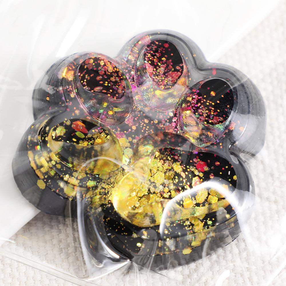 Мялка-игрушка «Кошачья лапка» Сжимаемая игрушка «Блестящая кошачья лапка» Игрушка-антистресс «Кошачья лапка» Розыгрыши Style 5