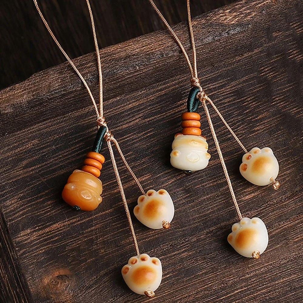 Кошачья лапка Кошачья лапка Телефонный брелок Кошачья лапка Ремешок для телефона Подарок на ювелирные изделия D