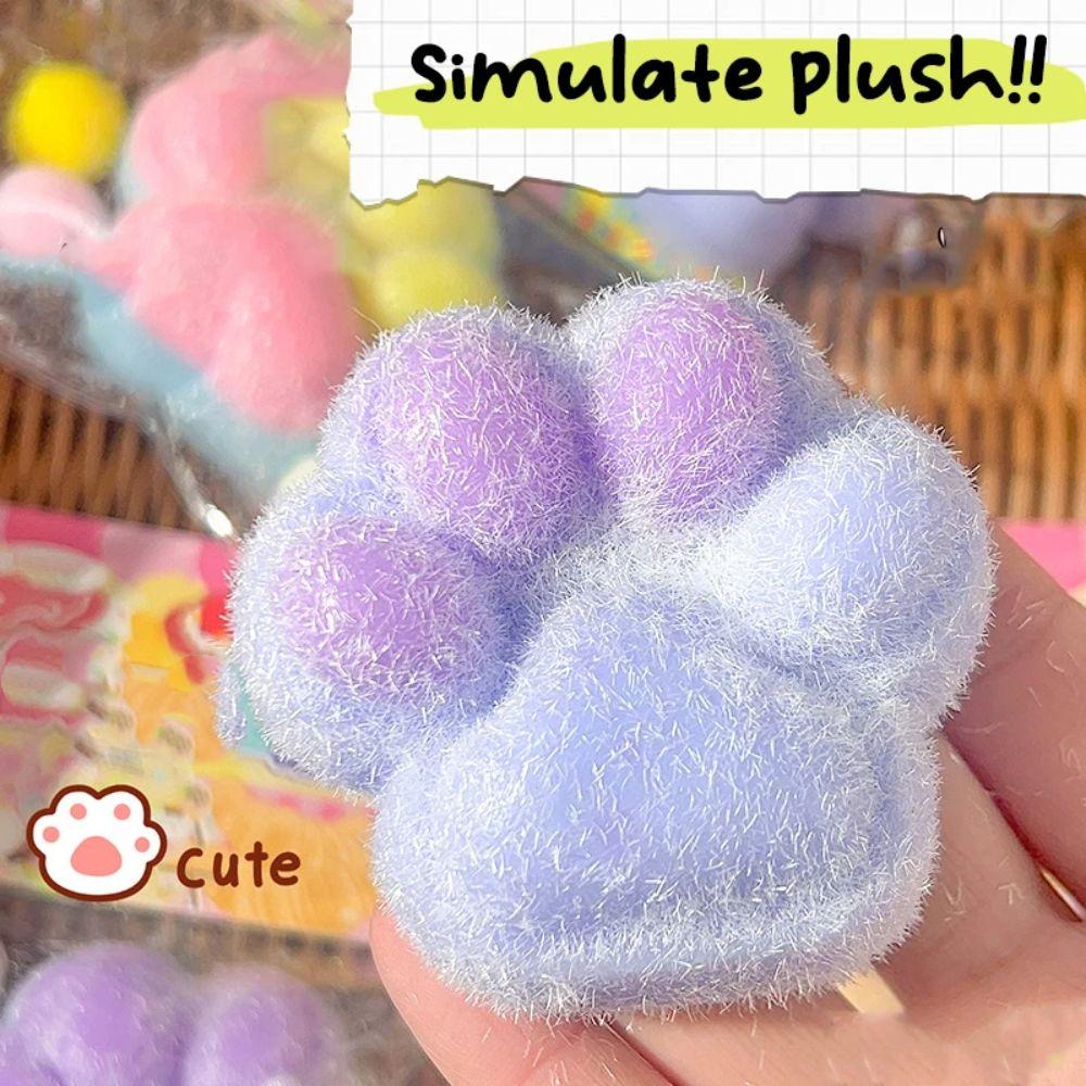 Гибкая сжимаемая кошачья лапка TPR кошачья лапка щипковая игрушка сенсорные игрушки кошачья лапка медленная отскакивающая игрушка для взрослых